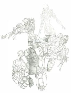 Fan Art - Blue Team