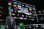 Phil Spencer, Head of Gaming at Microsoft, onstage at Xbox E3 2018 Briefing where Microsoft added five more creative teams to the Microsoft Studios family on Sunday, June 10, 2018 in Los Angeles. (Photo by Casey Rodgers/Invision for Microsoft/AP Images)